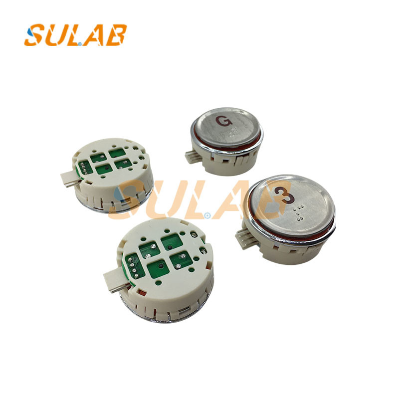 Sigma Elevator Lop Cop Button Round Push Button With Braille