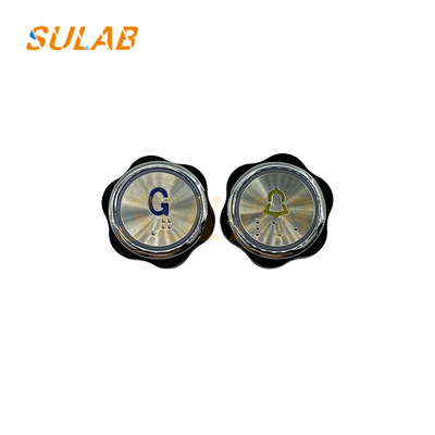 Universelles Blindenaufzug Zubehör JA-19 Tastenpunkt Neuer Ersatz 32mm 33mm Rundum-Blaues Licht Rot Weiß Orange