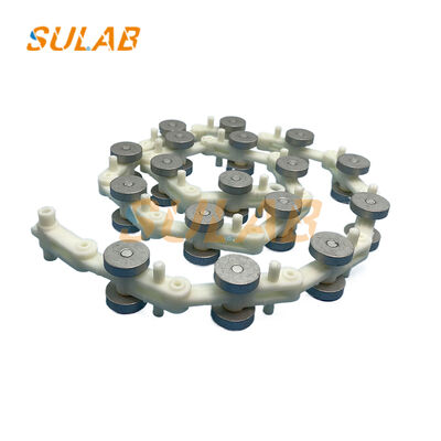 Xizi Otis Rolltreppe Schwenkkette XAA332DS mit 17-Sektions-Handleil und 50,5 mm Schrägstrich aus PA66 + 30% GF