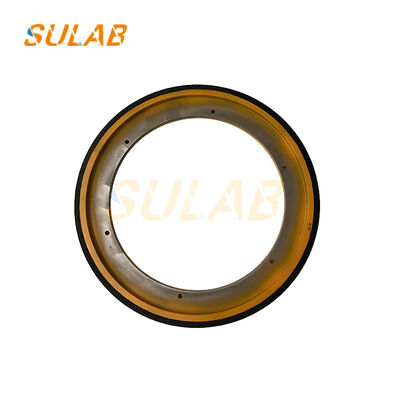 Otis 587mm Durchmesser Reibrad verschleißfest rutschfeste Schraube-Antriebspulle für Rolltreppen-Ersatzteile