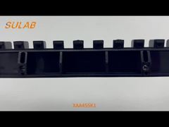 Schrittrahmen für Fahrbahnen aus Kunststoff Gelbe Randstreifen und schwarze Profilstreifen Fahrbahnen mit gelbem Streifen aus Kunststoff