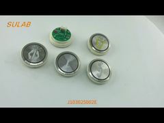 Ansicht der SJEC-Markenaufzugstaste J103025002E Modell mit rotem und blauem Licht und einjähriger Garantie Demo