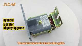 Stellen Sie den Xizi Otis Aufzugswagen-Führungsschuh 16 mm 10 mm LUB121K Gleitführungsschuh für reibungslose Handhabung vor