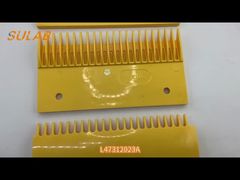 Rolltreppen-Kammplatte, Sicherheitsgelb, L70A