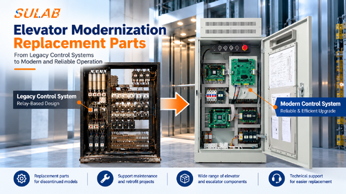 Jüngste unternehmensnachrichten über Elevator Modernization & Replacement Parts | SULAB