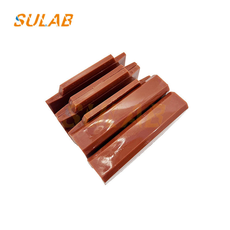 High Wear Resistance Low Friction Coefficient Shock Absorption Elevator Counterweight Guide Shoe Lining Elevator Spare Parts