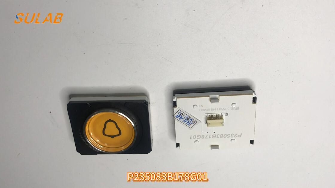Mitsubishi Elevator Alarm Bell Button P235083B178G01 24 V DC 20 A 2-Pole Change-Over with Double-Break Silver Contacts