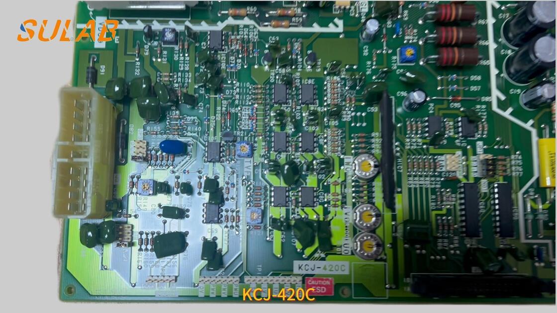 Mitsubishi Elevator Main Control PCB Board KCJ-420C for System Logic Operation and Signal Processing