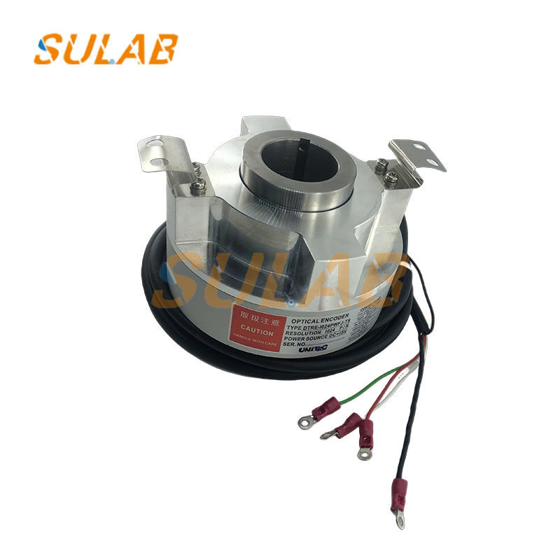 UNITEC DTRE-1024PWFJ-TS Rotary Encoder 1024 P/R Optical Sensor for Precise Speed Monitoring and Accurate Position Feedback in Elevators