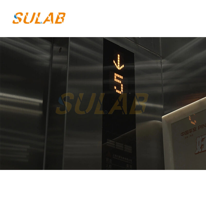 Elevator LOP Display Board with CAN Bus Communication Flame-Retardant Green PCB for Real-Time Floor Number Display