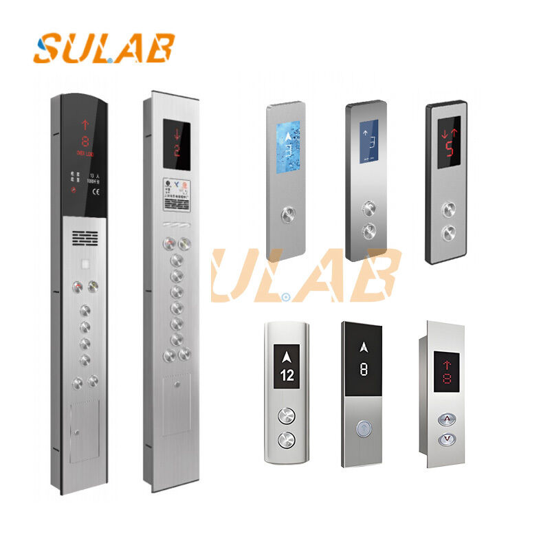 KONE Elevator External Call Panel KDS50 Complete Set Of External Call Box With Blue Black Screen LCD Display Panel