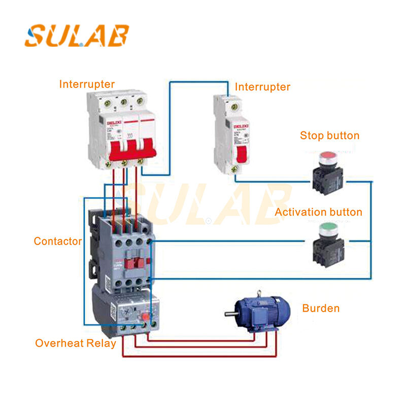 Schneider LC1D32FD 3-Pole Power Contactor 32A 110VDC Coil 1NO+1NC Aux for Elevator Control Cabinet