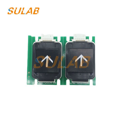 Original Mitsubishi Lift Push Button LHB-051A Luftfahrt-Aluminiumlegierung mit anodierter Oberfläche und verschleißfestem Schaltkreis