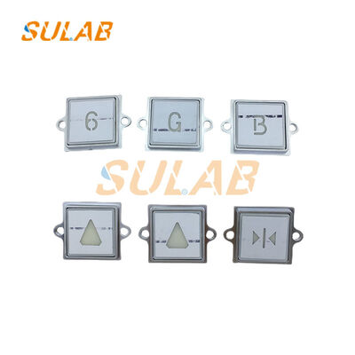 KONE 863223H03 Aufzugsknopf mit Edelstahlgehäuse, LED-Anzeige und anpassbarer Oberfläche
