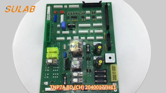 Hyundai Elevator PCB TNP7A BD (CH) 20400177H11 – Schaltschrank-Relaisplatine mit goldbeschichteten Kontakten und flammhemmendem FR-4-Substrat für 12 VDC ±5 % Eingangsspannung